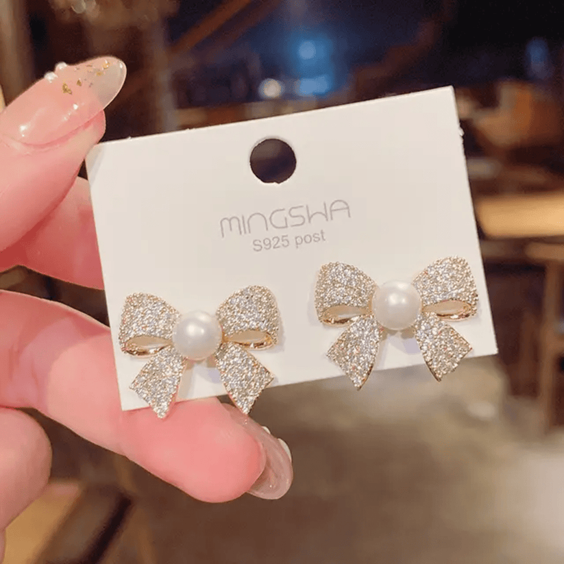 Bow Stud Earrings