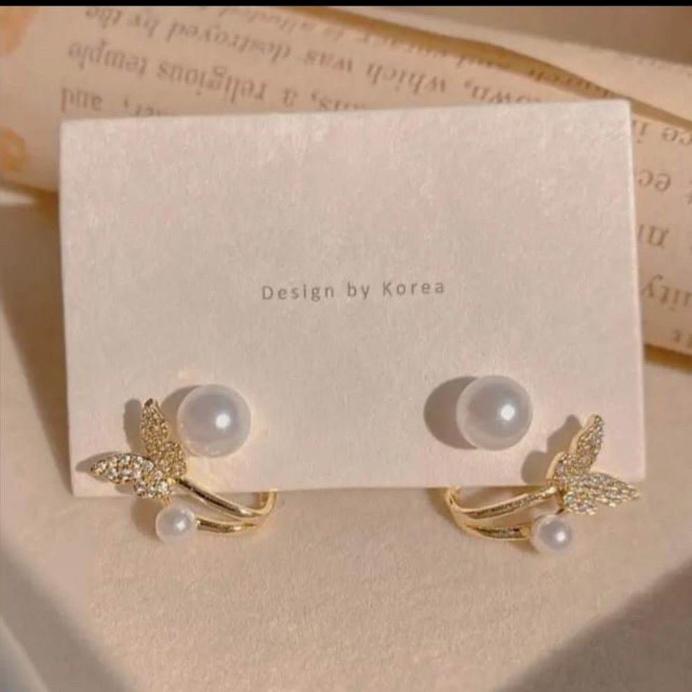 Butterfly Bling Whirl Earrings