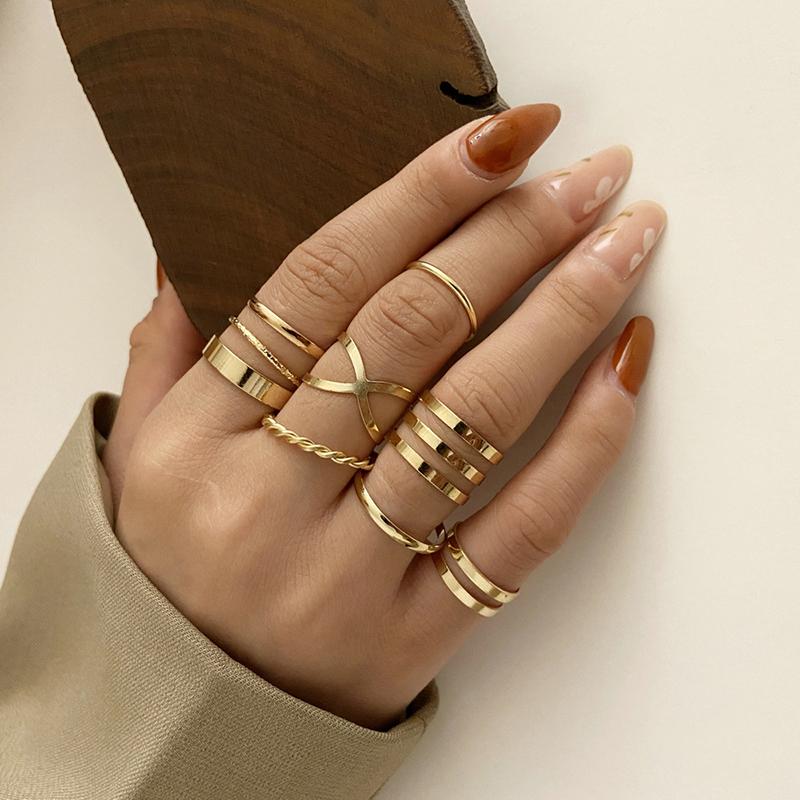 Set of 6 Trending Korean Rings