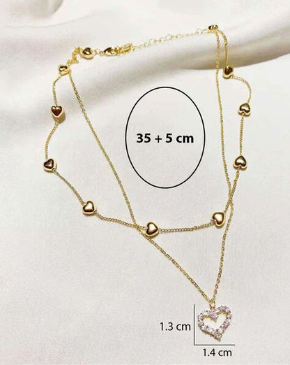 Loving Heart Shaped Western Necklace