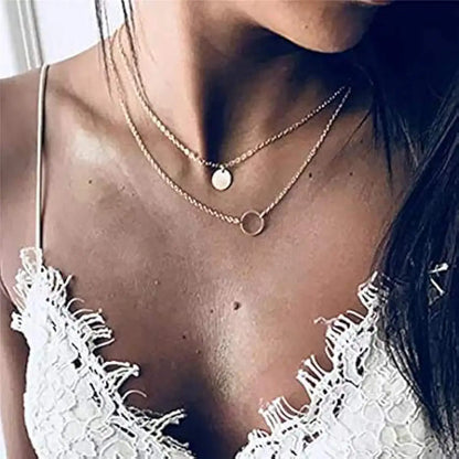 Two-Layer Gold-Plated Chain – Double the Style, Double the Glam