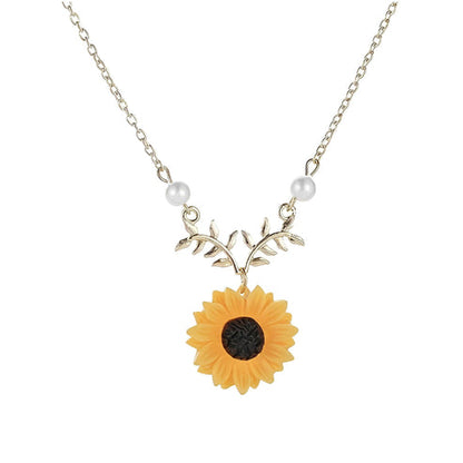 Sunflower Gold-plated Plated Alloy Chain