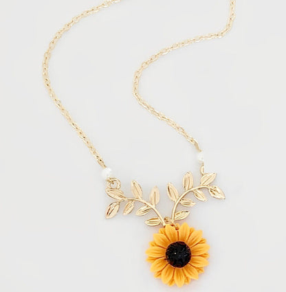 Sunflower Gold-plated Plated Alloy Chain