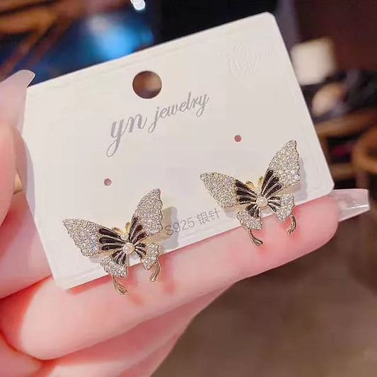 Delicate Butterfly Stud Earrings