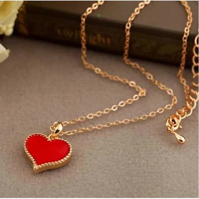 Colorful Heart Cute Neck Chain