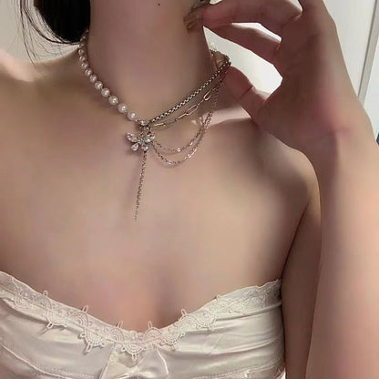 Crystal Butterfly Necklace