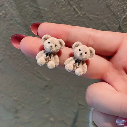 Cute Teddy Bear Earrings for a Playful Look