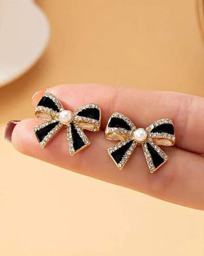 Elegant Bow Stud Earring