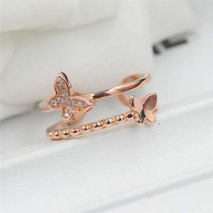 Butterfly Korean Ring