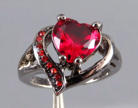 Red Heart Ring